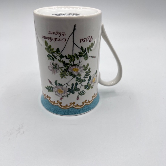 Kent Pottery Small Mug Rosa Candollena Elegans Pre-Owned Small Flowers Design 1 - Picture 3 of 4
